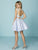 Tiffany Homecoming - 27158 Cap Sleeve Embellished A-line Short Dress In Blue
