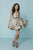 Tiffany Homecoming - 27168 Printed Strapless Deep Sweetheart A-line Dress In Black and Multi-Color