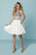 Tiffany Homecoming - 27180 Floral Embroidered High Halter Satin A-line Dress In White and Multi-Color