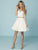 Tiffany Homecoming - 27192 Beaded Two Piece V-neck Cocktail Dress In White