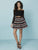 Tiffany Homecoming - 27193 Two Piece Lace Off-Shoulder Pritned A-line Dress In Black and Yellow