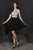 Tiffany Homecoming - 27210 Diamond Cutout Back Beaded Cocktail Dress in Black and Neutral