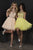 Tiffany Homecoming - 27210 Diamond Cutout Back Beaded Cocktail Dress in Pink and Yellow