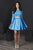 Tiffany Homecoming - 27215 Two-Piece Long Sleeve Jewel Studded Dress In Blue