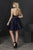 Tiffany Homecoming - 27234 Two Piece Beaded Lace Satin A-line Dress In Blue