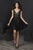 Tiffany Homecoming - 27240 Cap Sleeve Beaded Bodice Chiffon Dress in Black and Neutral