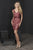 Tiffany Homecoming - 27242 Cap Sleeve Scallop-Beaded Cocktail Dress in Red and Neutral