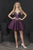 Tiffany Homecoming - 27243 Plunging Sweetheart Corset Mikado Dress in Purple