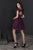 Tiffany Homecoming - 27245 Tulip Cap Sleeve Diamond Cutout Lace Dress in Purple