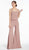 Alyce Paris - 27299 Three-Piece Bell Pantsuit with Lace Jacket In Pink