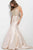 27377 Bedazzled Sleeveless Illusion Trumpet Gown