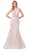 Dancing Queen - 2742 Embroidered Plunging V-Neck Prom Dress