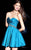 Alyce Paris Homecoming - 4250 Pleated Taffeta A-line dress in Green