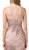 Dancing Queen - 2778 Strapless Embellished Sweetheart Trumpet Dress In Pink and Gold