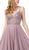 Dancing Queen - 2780 Beaded V-Neck Prom Gown In Brown