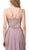 Dancing Queen - 2780 Beaded V-Neck Prom Gown In Brown