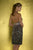 Tiffany Homecoming - 2791005 Plunging Halter Adorned Sheath Dress In Black and Silver