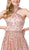 Dancing Queen - 2793 Embellished Halter Prom Dress In Pink and Gold
