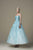 Saiid Kobeisy - RTWSS19-27 Bedazzled Tulle A-line Gown In Blue