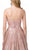 Dancing Queen - 2804 Sweetheart A-Line Prom Gown In Pink and Gold