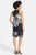 Adrianna Papell - Sleeveless Short Dress 16PD77000 in Black and White