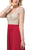 Dancing Queen - 2839 Long Sleeve Beaded Bodice A-Line Dress In Red
