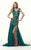 Mac Duggal Couture - 61041R Lace Illusion Evening Dress In Green