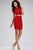 Flawless Cap-Sleeved Fitted Two Piece Cocktail Dress JVN28783