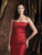 Boutique by Mon Cheri - 28935 Long Dress In Red