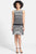 Donna Morgan - D2379M Drop Waist Geo-Print Dress in Black and White