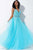 29085 Sleeveless Adorned Tulle Gown