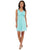 Adrianna Papell - V-Neck Sleeveless Crisscross Dress 41893290 in Green