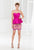Terani Couture - C3652 Lace Sweetheart Peplum Dress in Pink