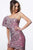 Jovani - 2921 Embellished Asymmetric Sheath Dress In Pink