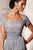 Alyce Paris Black Label - 29264 Square Neck Lace and Chiffon Gown in Gray