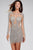 29300 Crystal Embellished Illusion Bateau Dress