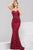 Floral and Crystal-accented Sweetheart Mermaid Dress 29356