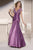 Alyce Paris Black Label - 29357 Lace Bodice Trumpet Gown in Purple