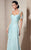 Alyce Paris Black Label - 29580 Lace Embellished Chiffon Long Gown in Blue