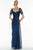 Alyce Paris Mother of the Bride - 29580 Ruched Sweetheart Dress in Blue