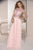 Alyce Paris Black Label - 29627 Asymmetrical Pleated Bodice Gown in Pink