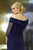 Alyce Paris - 29635 Quarter Sleeve Ruched Bodice Sheath Gown In Blue