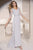 Alyce Paris Black Label - Quarter Sleeve Ruffle Draped Gown in Silver