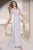 Alyce Paris Black Label - 29681 Ornate Draped Sheath Gown in Silver