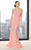 Alyce Paris Mother of the Bride - V Neck Fit and Flare with Sweep Train Dress 29693