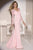 Alyce Paris Mother of the Bride - V Neck Fit and Flare with Sweep Train Dress 29693
