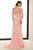 Alyce Paris Mother of the Bride - V Neck Fit and Flare with Sweep Train Dress 29693