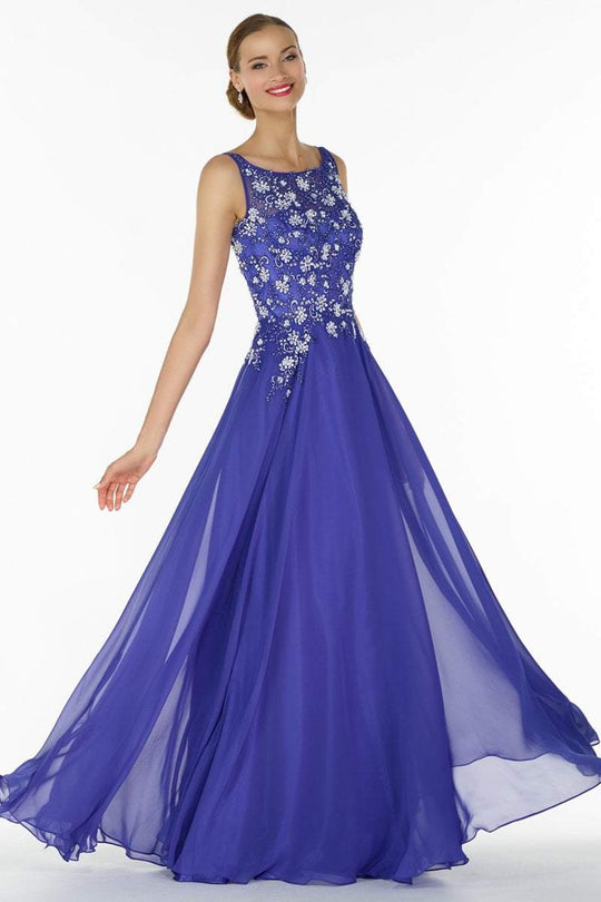 Alyce Paris - Black Label - 29703 Beaded Bateau Neckline Evening Gown