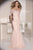Alyce Paris Black Label - 29722 Bedazzled Illusion Off-shoulder Dress in Pink
