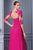 Alyce Paris Black Label - 29764 Beaded Lace Applique Evening Gown in Pink